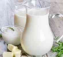 Mlijeko, mlijeko i mliječni proizvodi za gastritis
