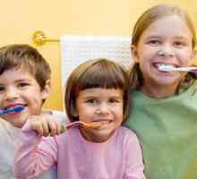 Obrazovanje djece četkanje zubi